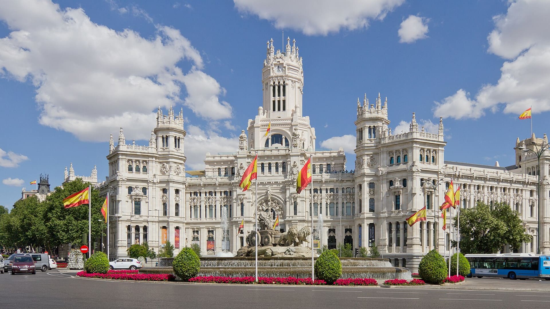 Palacio de Cibeles, sede del Ayuntamiento de Madrid