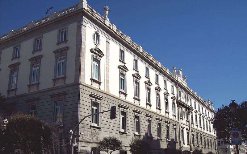 Fachada del Tribunal Supremo de España, en Madrid